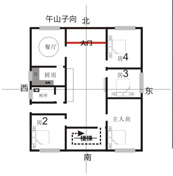 农村建房格局风水图解农村自建房门风水九大禁忌