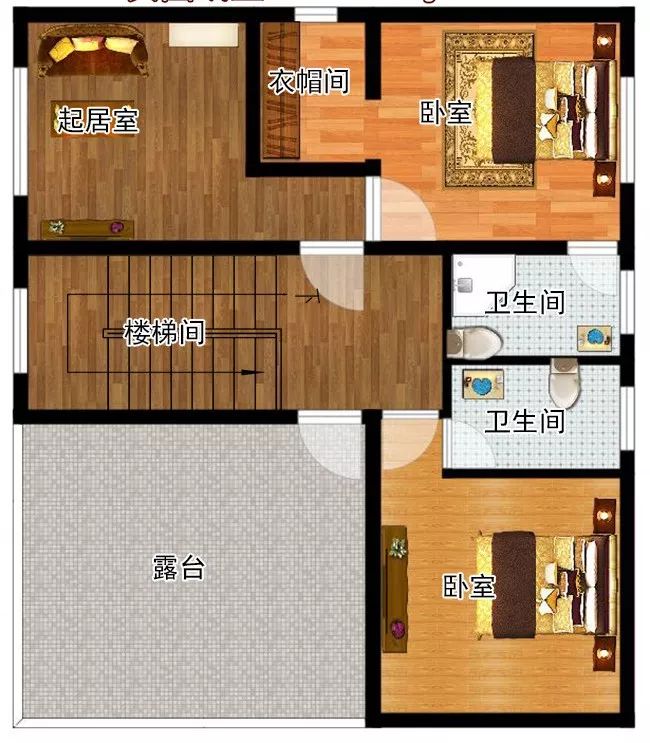 15万左右的农村三层带自建房设计图及效果图