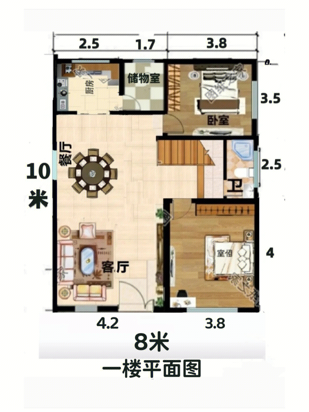 3款农村自建二层楼房设计图及效果图图纸