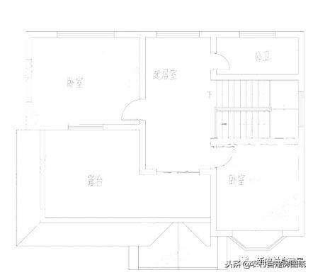 占地100平的农村自建房，二层、三层都有！