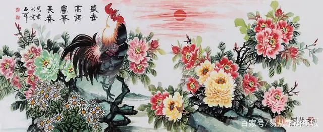 适合挂客厅的花鸟画：梅兰竹菊四君子养眼养心养神画家