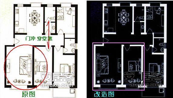 主卧室正对厕所门风水不好？如何化解？